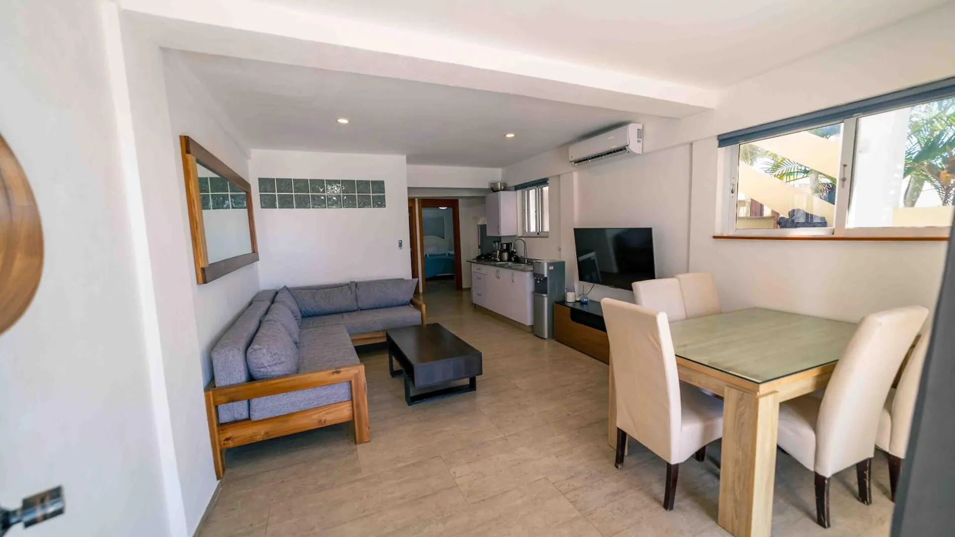 Kite Beach Oceanfront 1St Row Two Bedrooms And Patio Cabarete Apartment